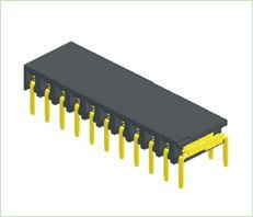 Cabeçalho feminino tipo de entrada lateral de 2,54 mm