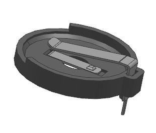 Porta-moedas de lítio CR2450 DIP/THM